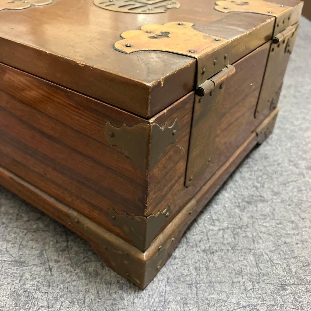 李朝家具　収納箱　木製　アクセサリーケース
