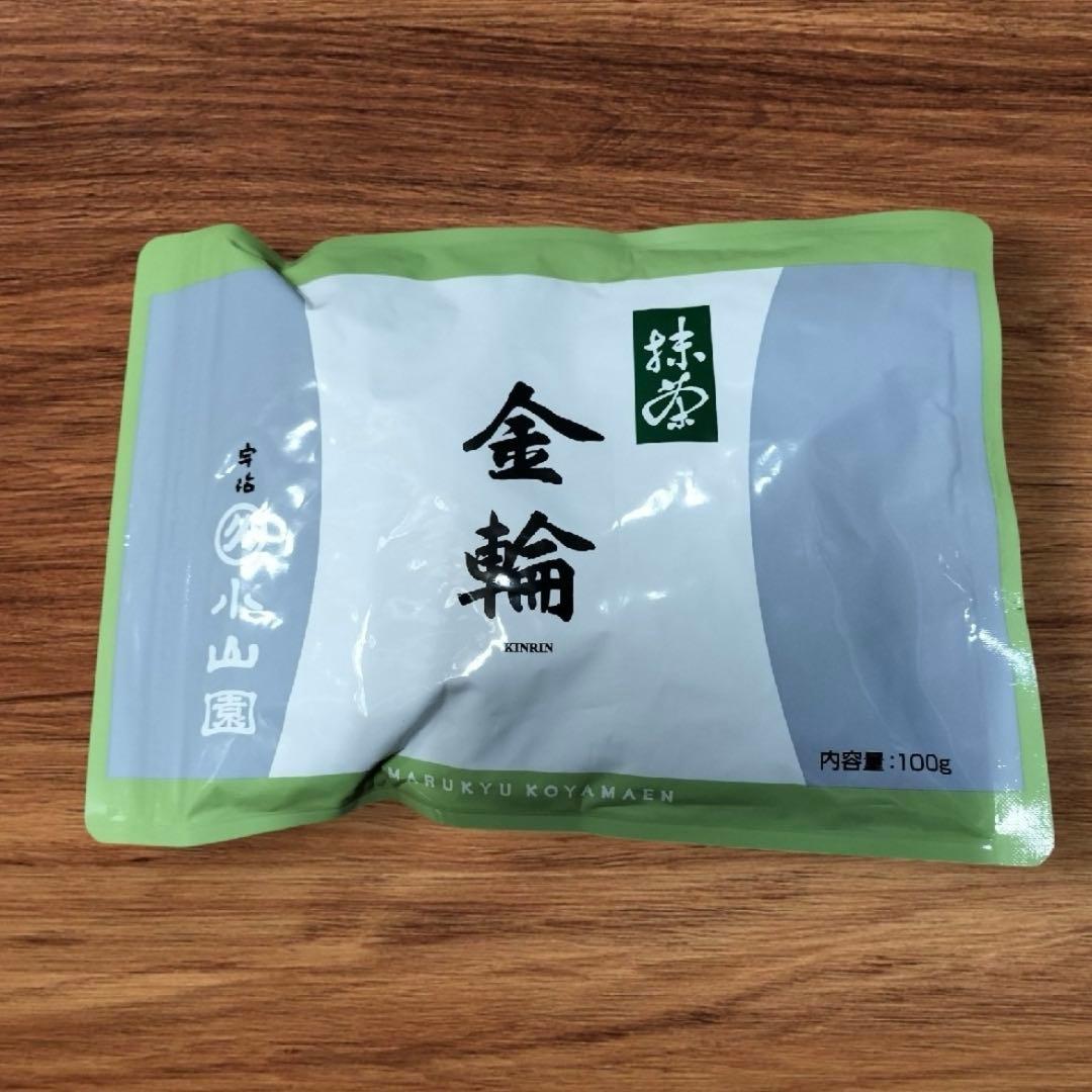 宇治抹茶 金輪 100g 新品未開封　小山園