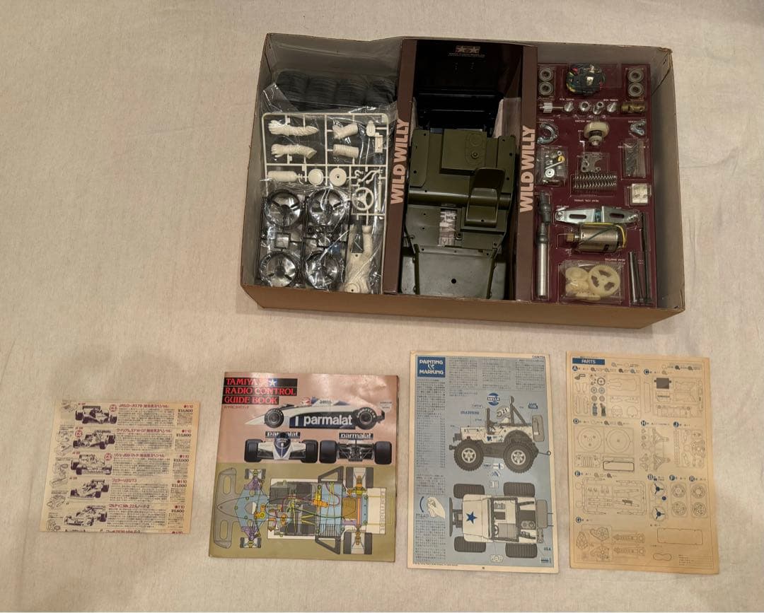 レア★タミヤ電動ラジコン ワイルド・ウイリスM38ジープ (当時物)