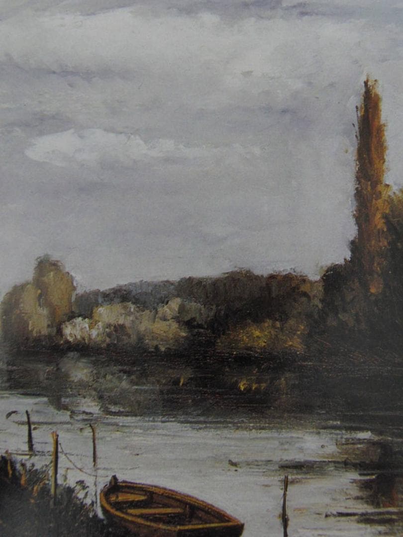 ベルナール・ビュッフェ【Bords de la Marne】希少な額装用画集より