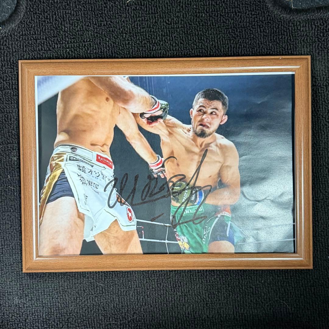 RIZIN シェイドゥラエフ 直筆サイン② 朝倉未来 師走の超強者祭り 男祭り