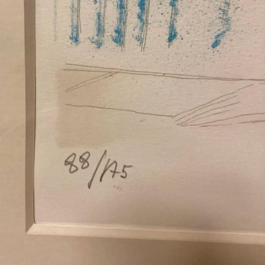 アンドレ・ブラジリエ　「ニューヨークのシャンタル」　リトグラフ