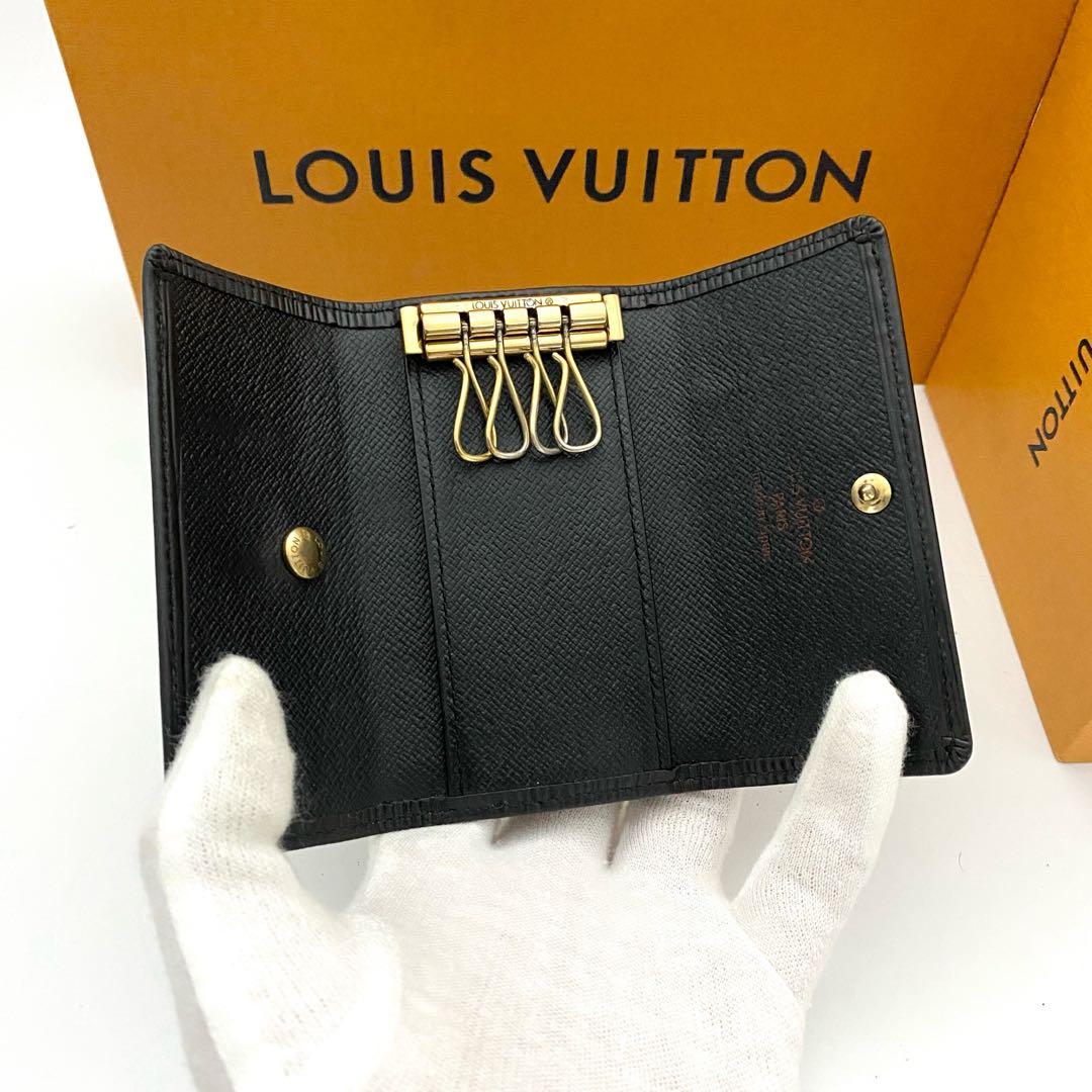 ルイヴィトン　エピ　キーケース　ミュルティクレ4 ブラック