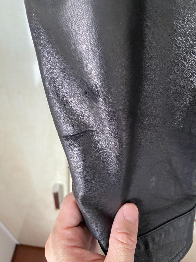 EMMETI JURI エンメティ 48 レザージャケット シングル ブラック