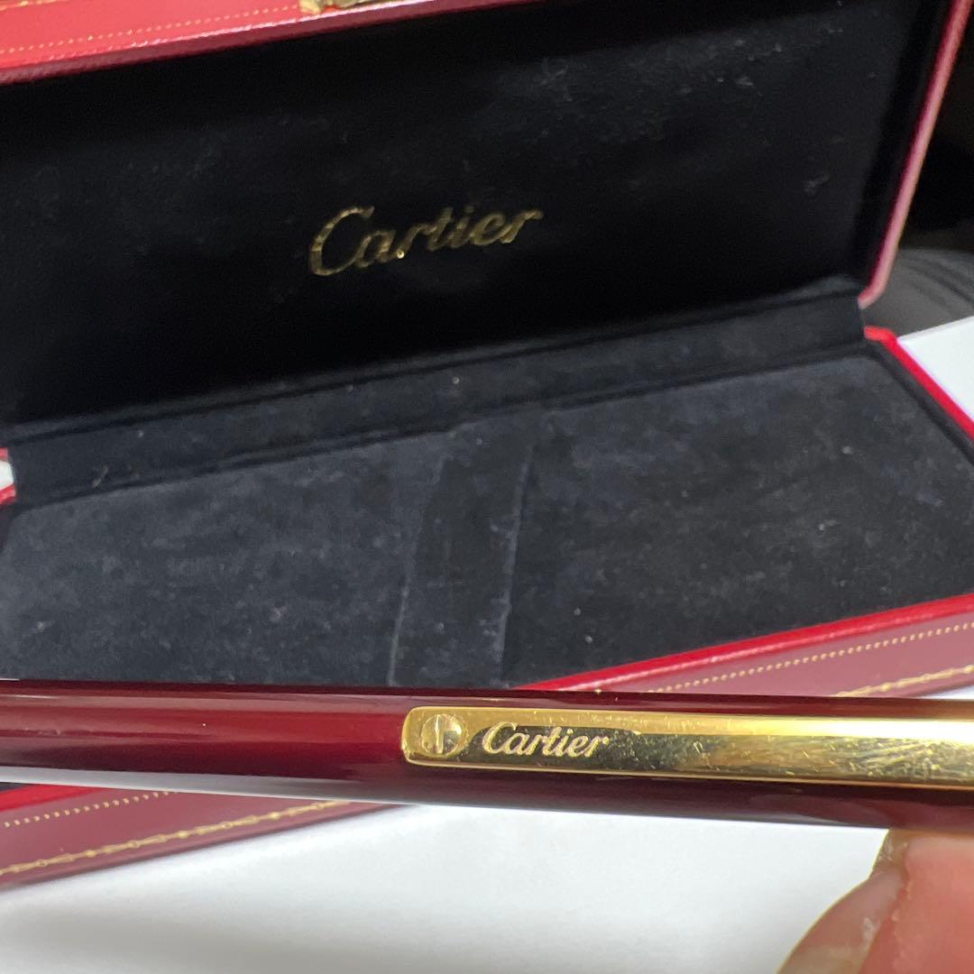 【美品】Cartier カルティエ　高級　ボールペン　ツイスト式
