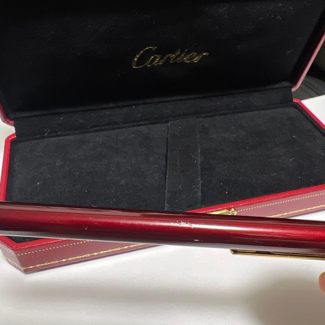 【美品】Cartier カルティエ　高級　ボールペン　ツイスト式