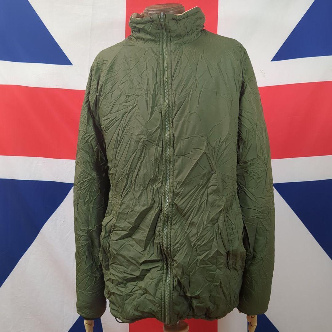 イギリス軍リバーシブルオリーブ/サンドサーマルジャケット（収納袋付）【実物美品】