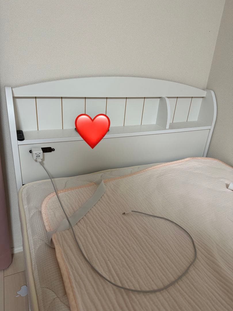 シングルベッド　マットレス付き