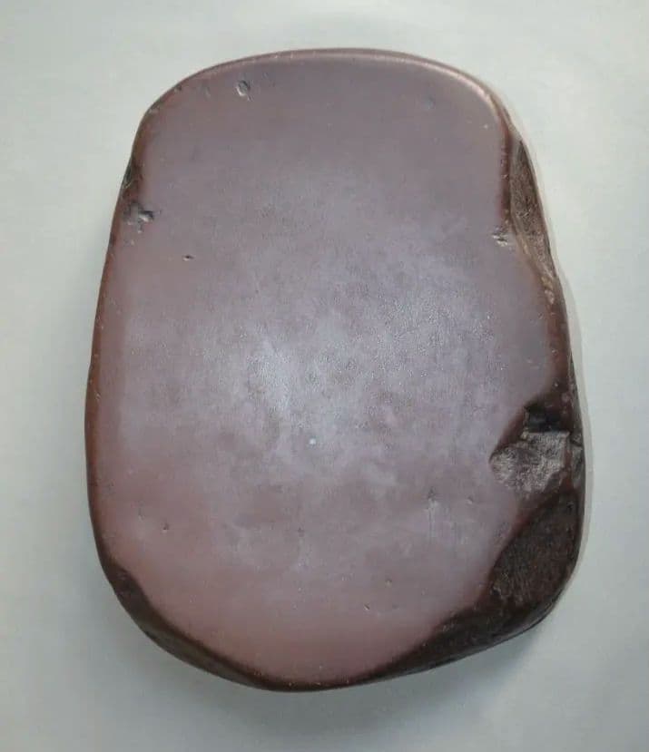 清朝期　旧宋坑『端渓三脚蟾蜍紋硯』 大型4.6㎏　馬肝色　四大名坑　端石　端硯