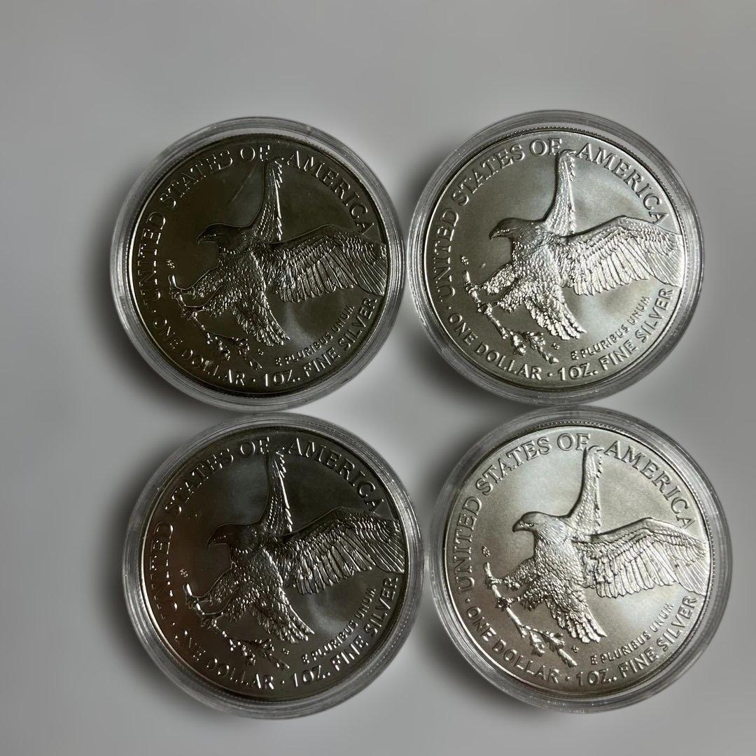 イーグル銀貨4枚