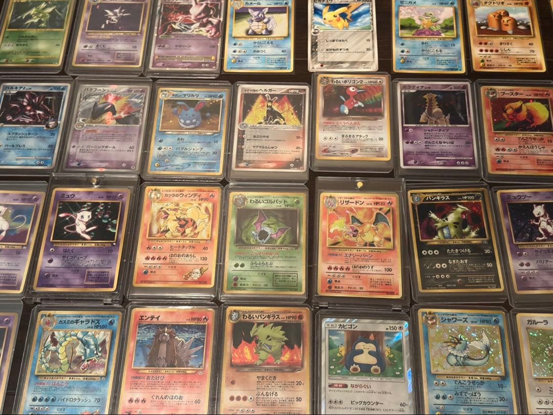 ポケモンカード　旧裏キラなどまとめ売り５４枚　リザードン無し