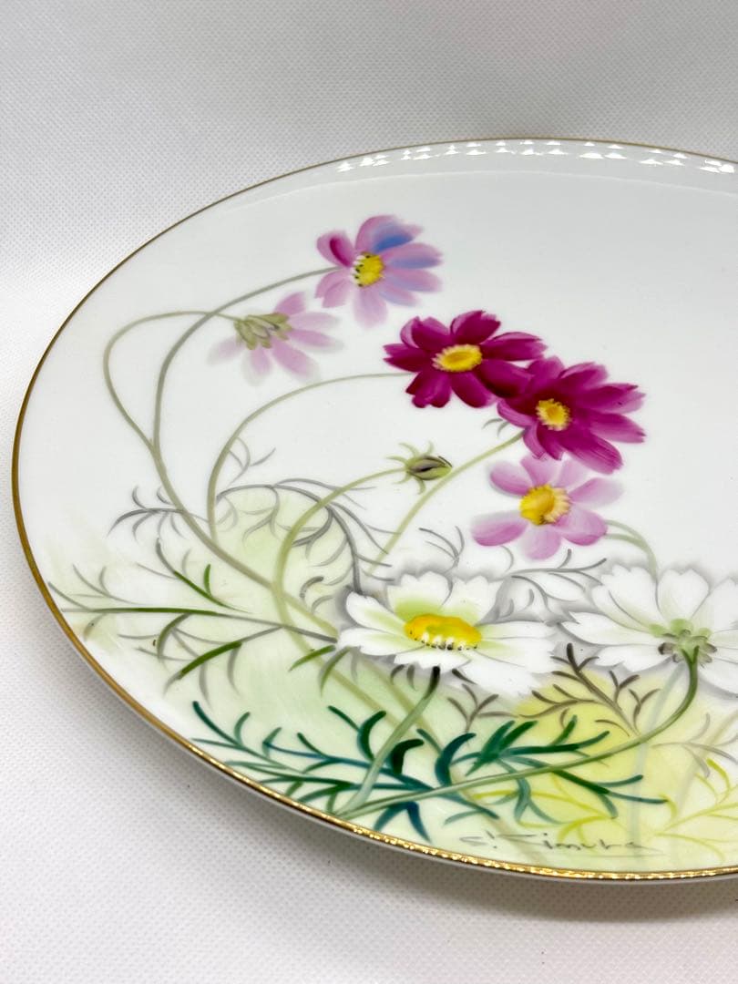 #オールドノリタケ プレート 2枚セット S.Kimura 木村義一サインP-5