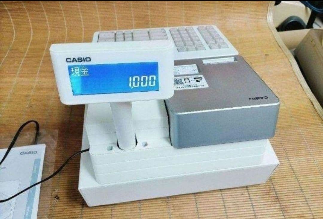 カシオレジスター　SR-S4000　スマホ連携Bluetooth　987654