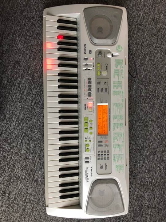CASIO61鍵盤 光ナビキーボード  HIKARI LK-58