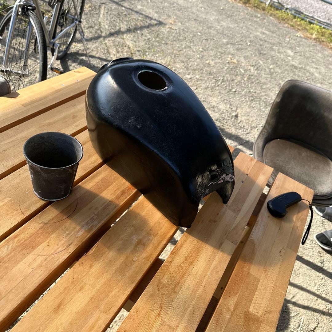 エイプ用CBXタンクカバー（ラメ塗装）