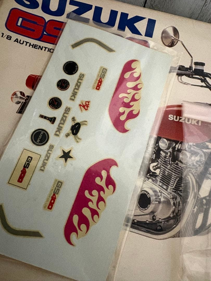 GS400 1/8 プラモデル　湘南爆走族　SUZUKI 旧単車