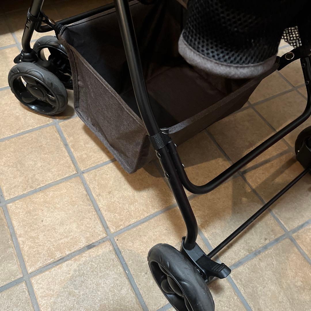 GEX ペットカート　わんわんカート スーパーライト　モカブラウン　雨除けカバー