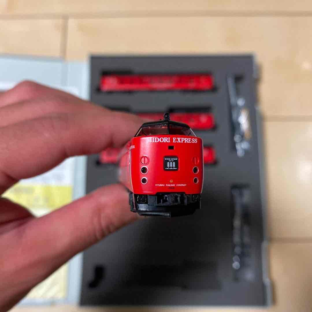 （新品、未走行）JR九州485系MIDORI Express 4両セット