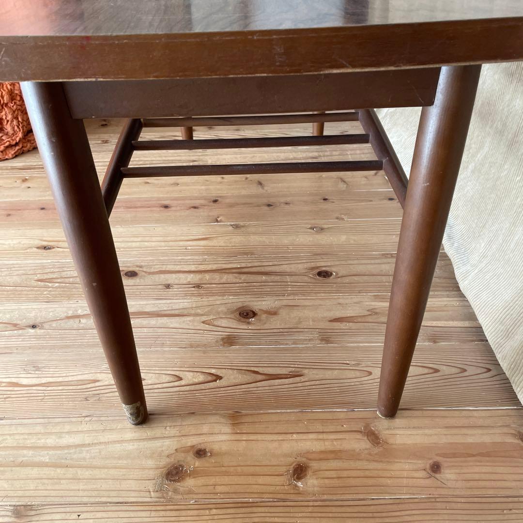 ブラウン 木製 長方形 テーブル