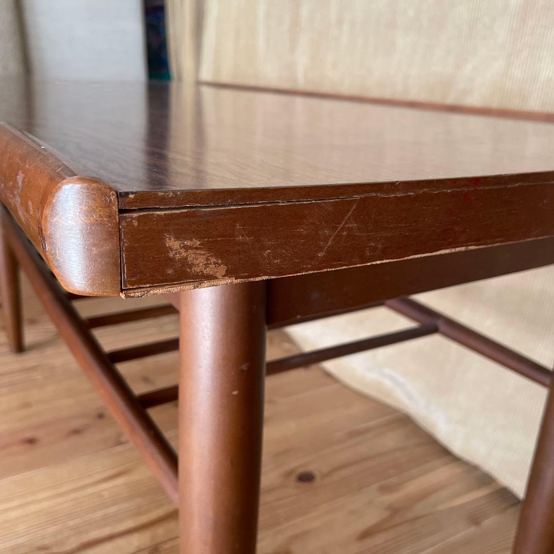 ブラウン 木製 長方形 テーブル