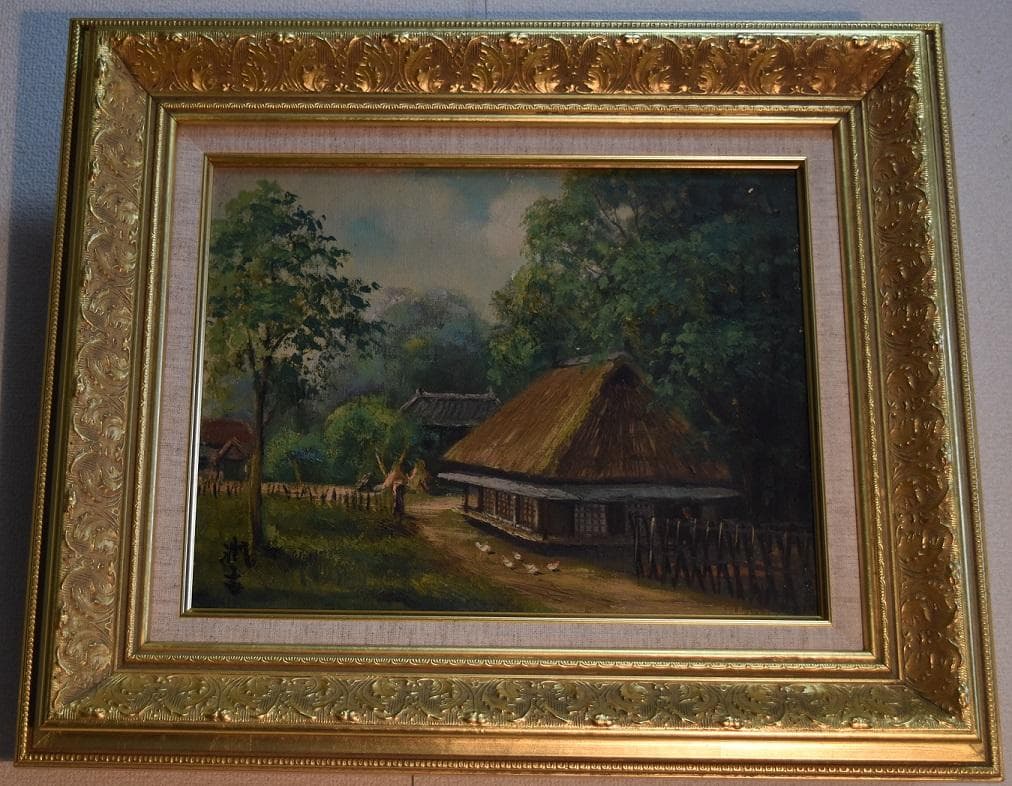 お宝速報❣　コロナ還元値引き！！　洋版画の重鎮・向井潤吉　真作保証　肉筆