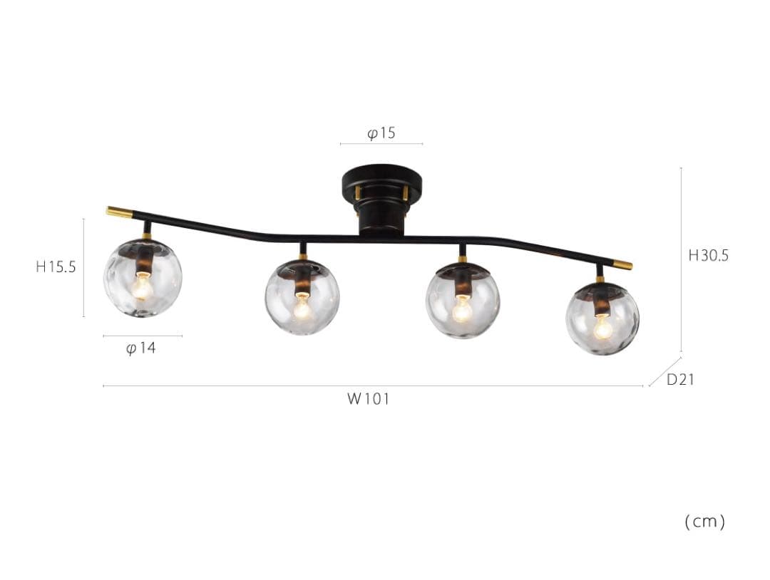 インターフォルム・エルー・シーリングライト