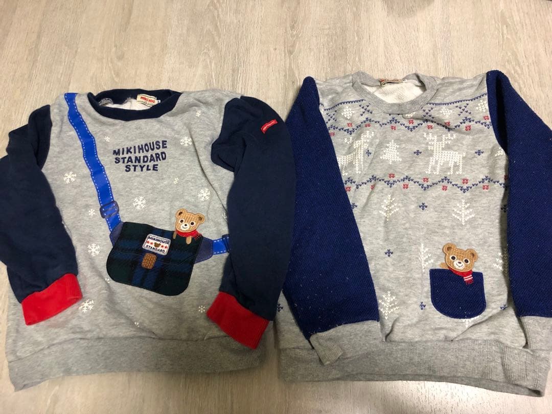【専用】ミキハウス　120 まとめ売り　トレーナー　ズボン　ベスト　16点