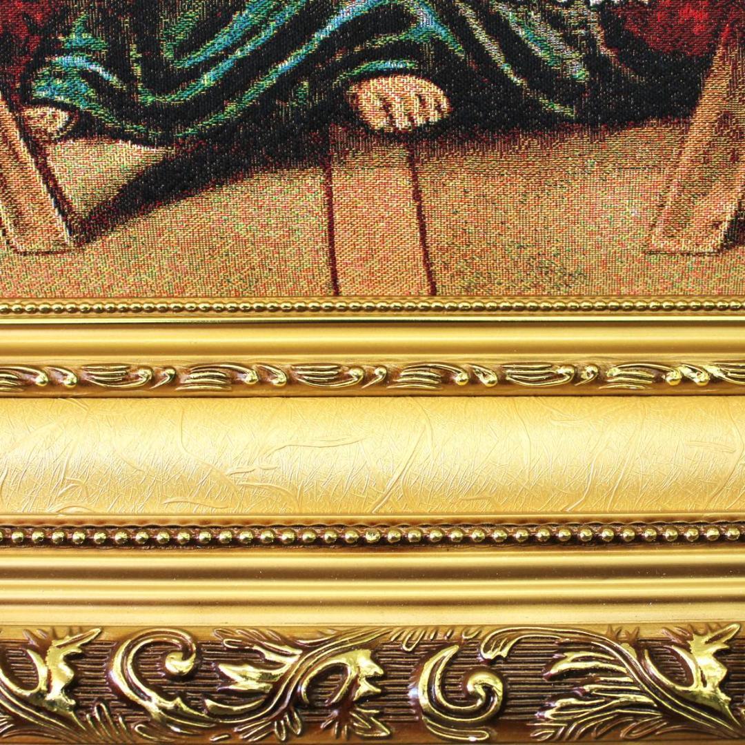 絵画 最後の晩餐 大型絵画 ビッグパネルアート キャンバス 額絵 アンティーク