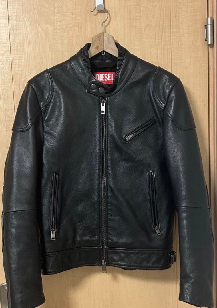 ꧁꧂ ン DIESEL L-HEIN LETHER JACKET