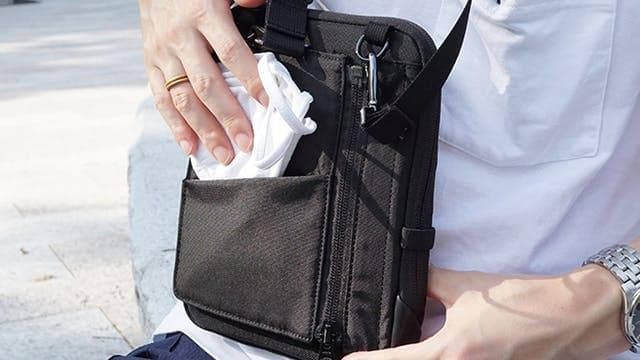 荷物をドッキングさせて移動を助ける。変身するオーガナイザーバッグ