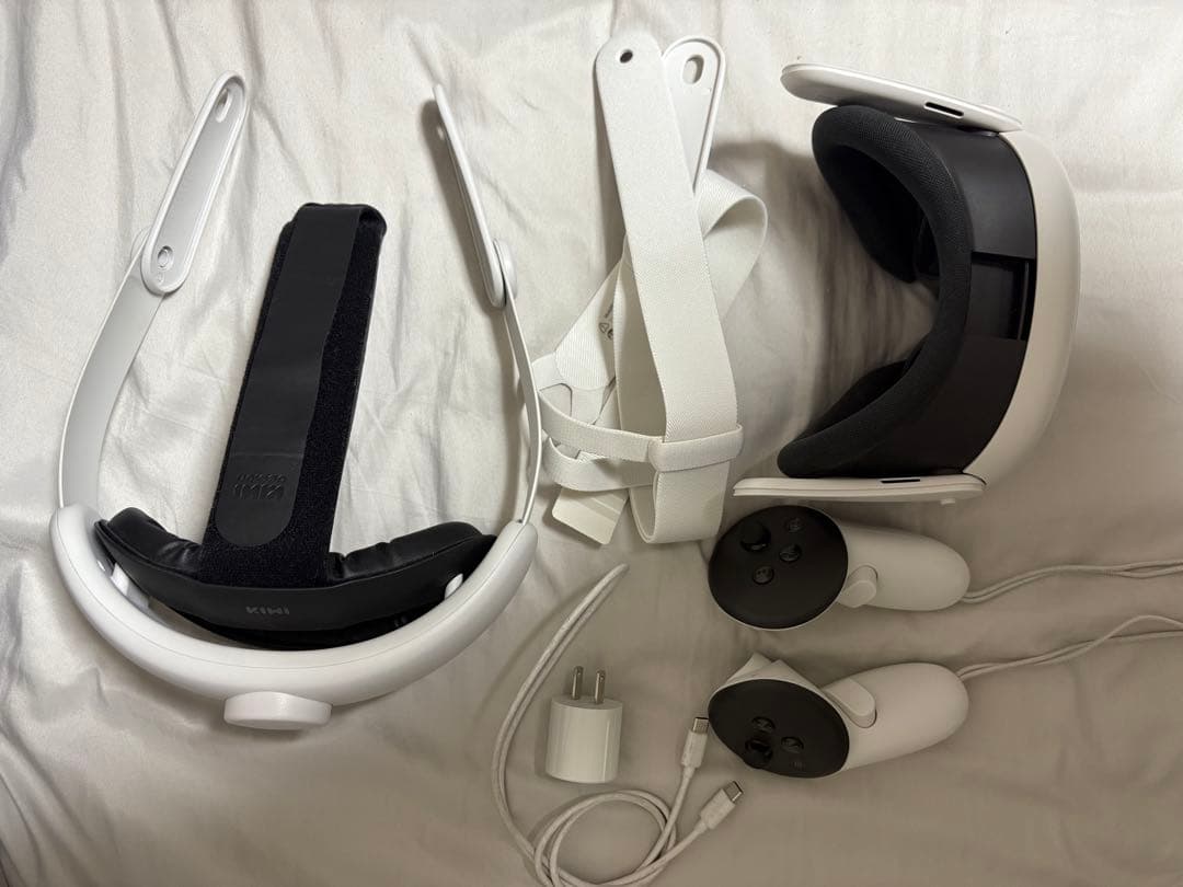  Quest 3 128G VR-ヘッドストラップ付き