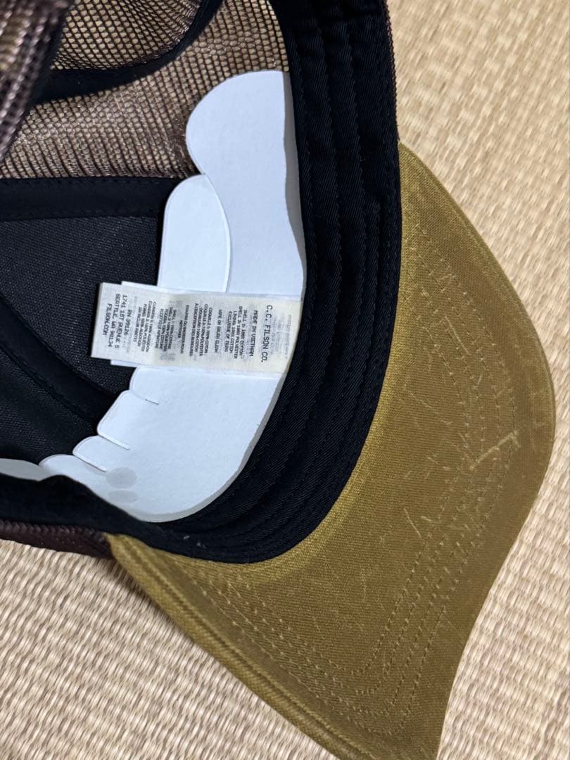 帽子 FILSON LOGGER MESH CAP dark tan