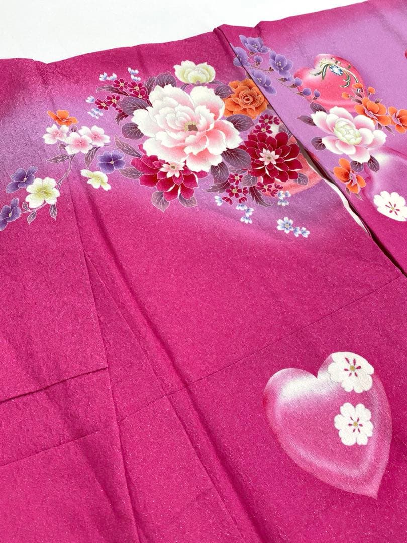 ブランド振袖 Angel Heart 銀通し 刺繍 身丈157cm 撥水加工済