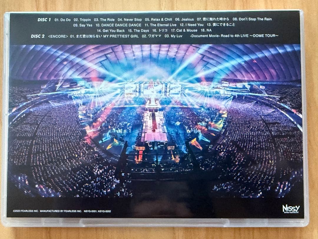 Nissy 4th LIVE -DOME TOUR- DVD 未使用