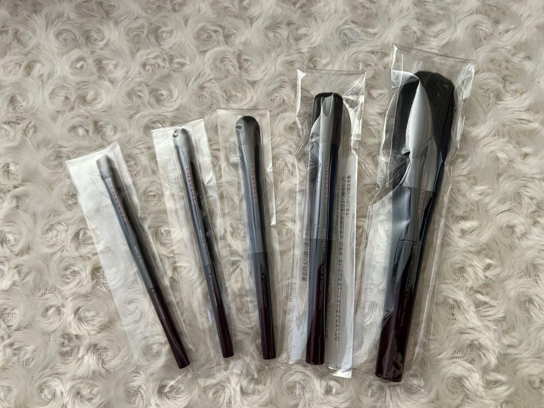 竹宝堂　メイクブラシ セット「aube <オーブ>」５本セット※ブラシケース付き