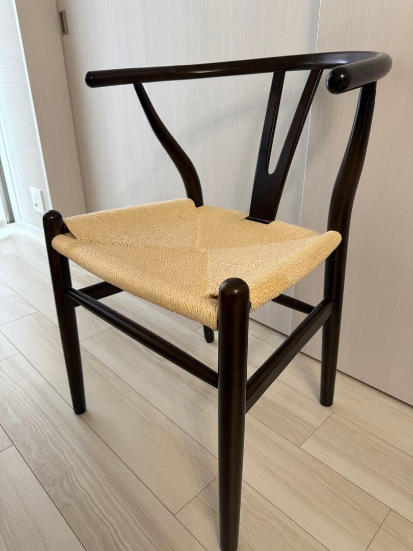 【美品】Yチェア 風 北欧家具 椅子 ダイニングチェア リプロダクト ブラウン