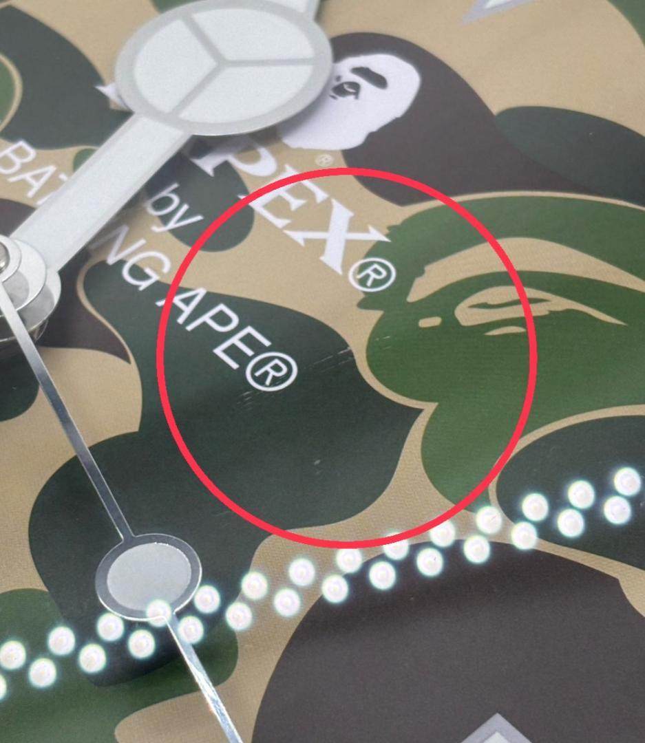 【壁掛け時計】ア ベイシング エイプ 壁掛け時計 APE BAPEX