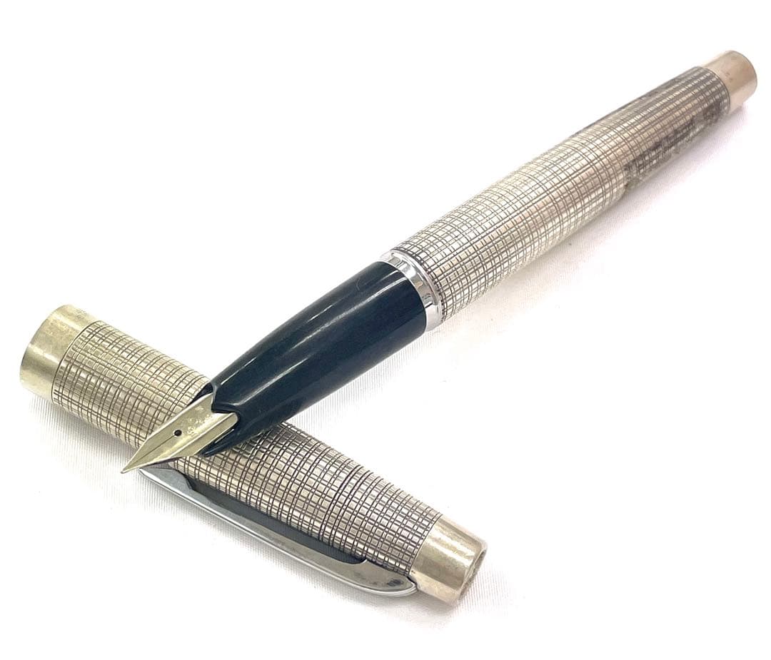 パイロット　スターリングシルバー　ペン先18K-WG　万年筆　sv925