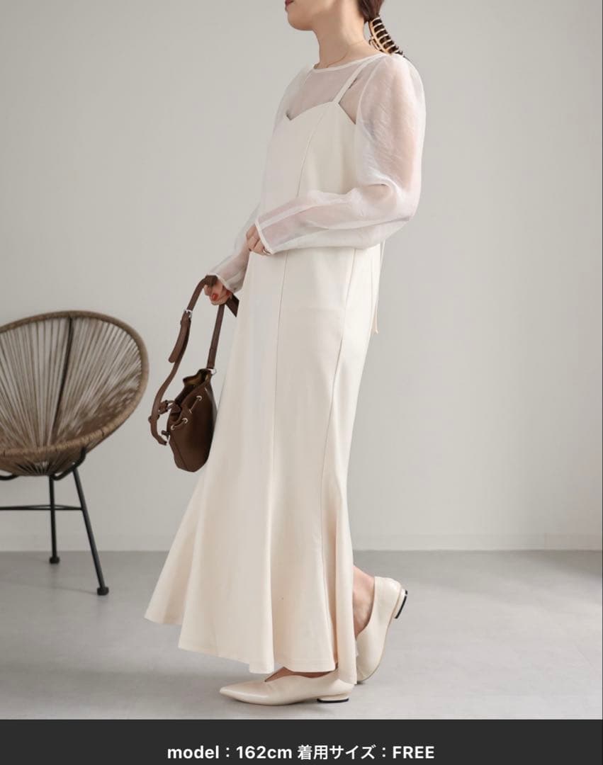 my shawty オケージョン チュール トップスと別メーカーワンピース