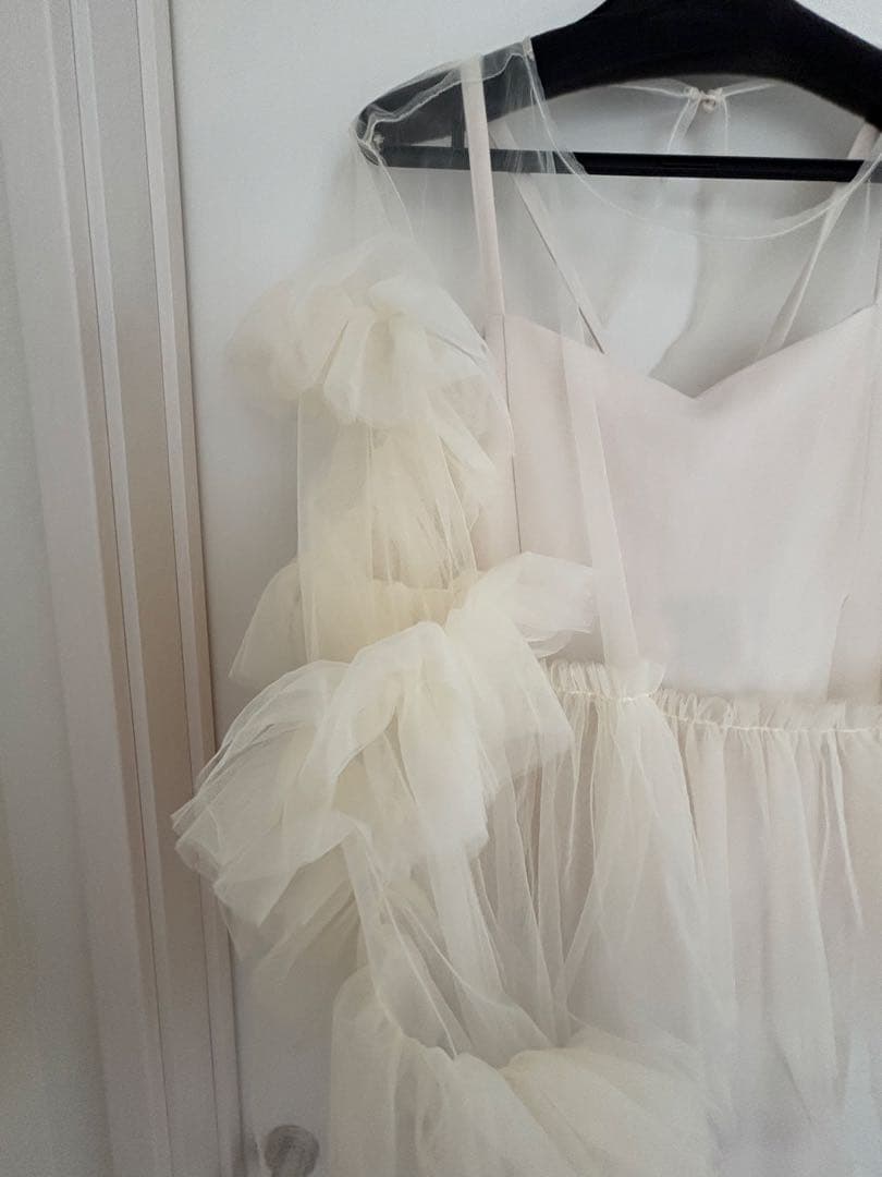 my shawty オケージョン チュール トップスと別メーカーワンピース