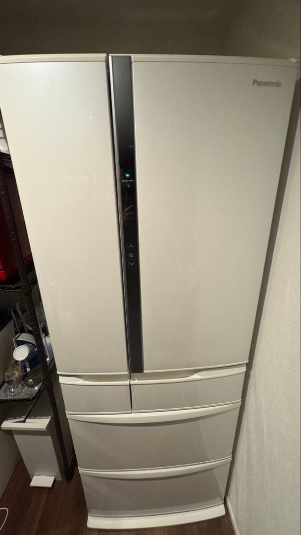 【4/21まで】 451ℓパナソニック 6ドア冷凍冷蔵庫 NR-FVF454-W
