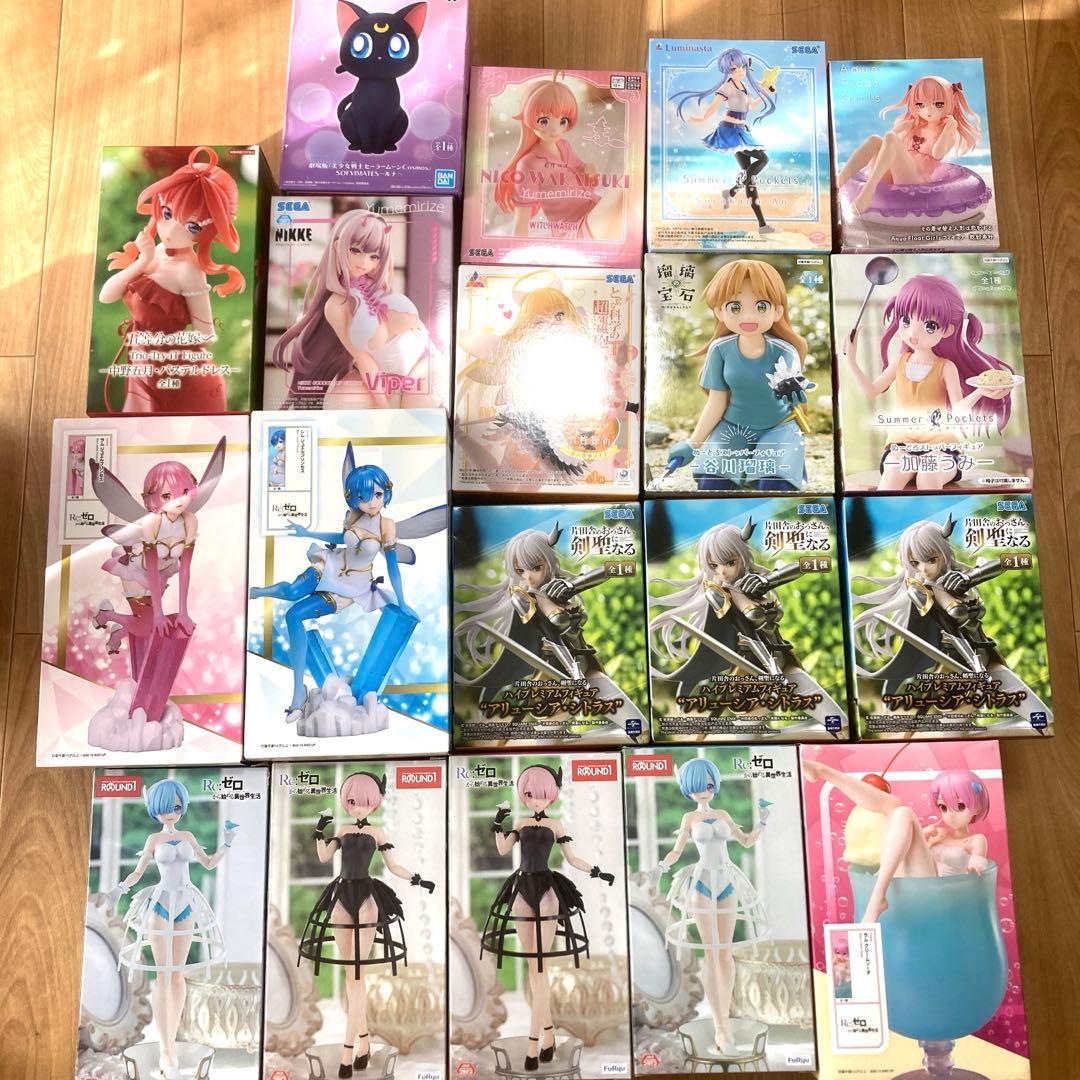 美少女プライズフィギュア　19個