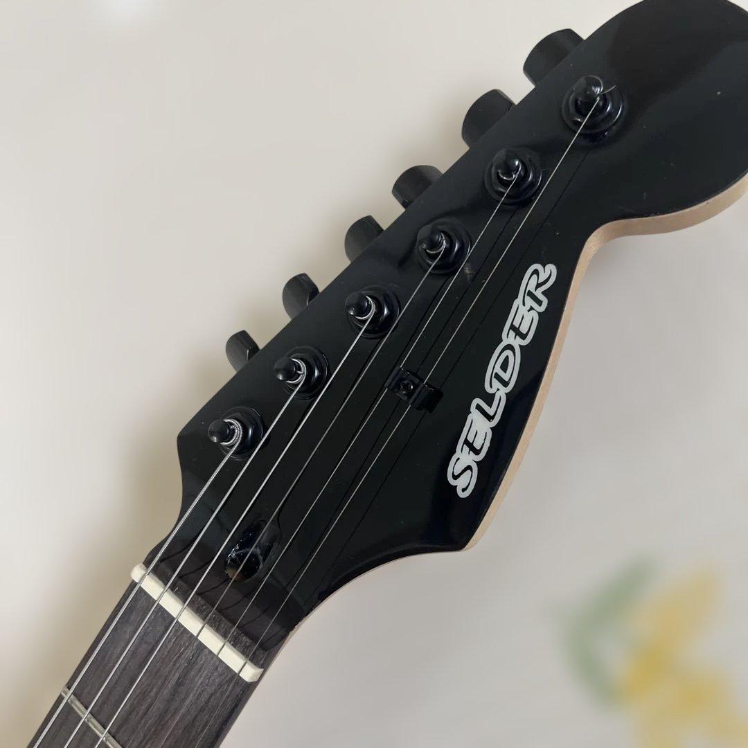 【美品】SELDER サンバースト エレキギター セルダー グリーン ストラト