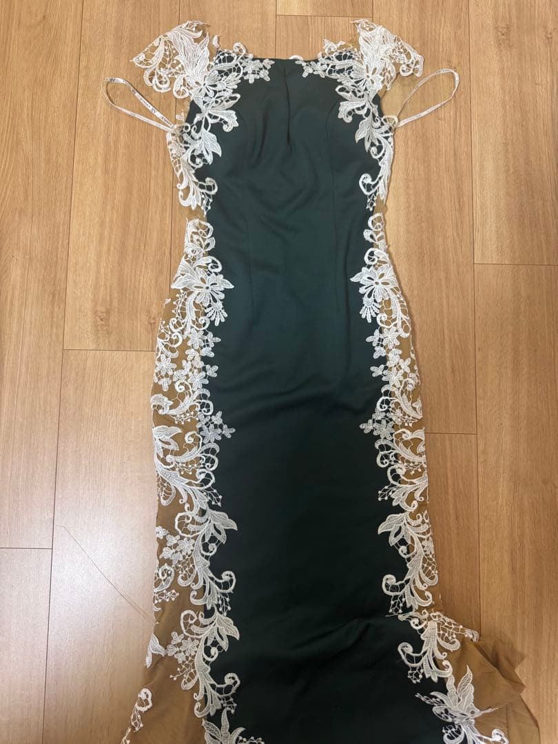 ANGEL Rエンジェルアール　AR 刺繍レースロングドレス