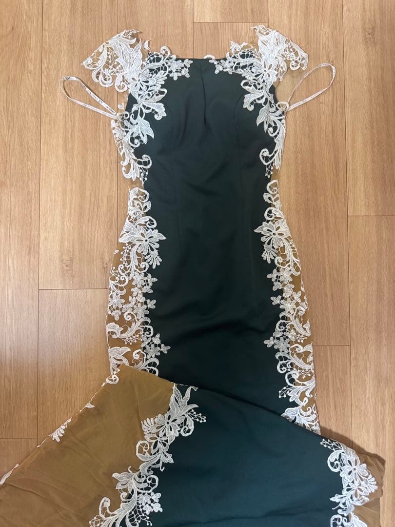 ANGEL Rエンジェルアール　AR 刺繍レースロングドレス