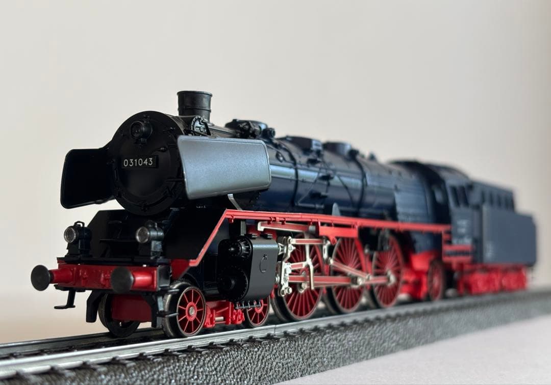 メルクリン HO スチールブルー　3097 蒸気機関車 完全稼動品　発煙装置