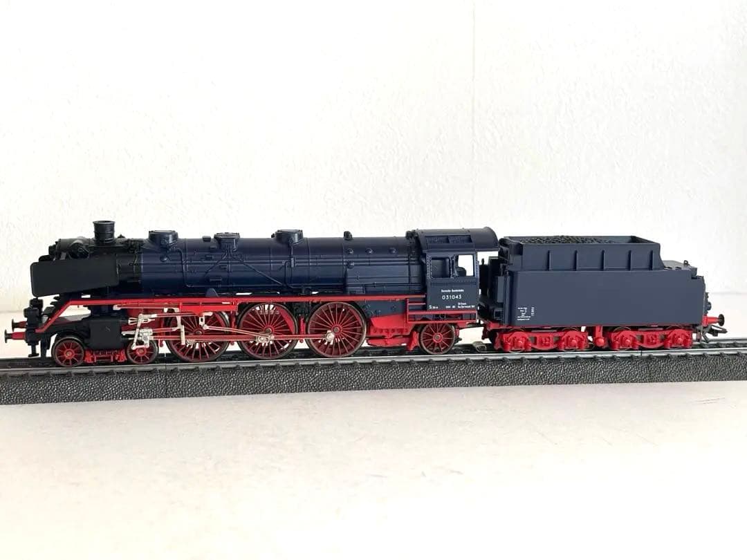 メルクリン HO スチールブルー　3097 蒸気機関車 完全稼動品　発煙装置