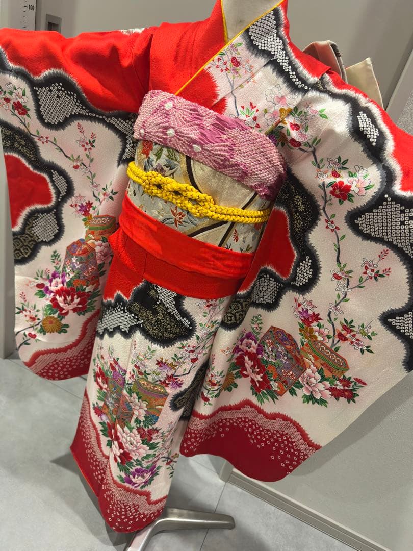 正絹　七五三　着物　フルセット　7歳