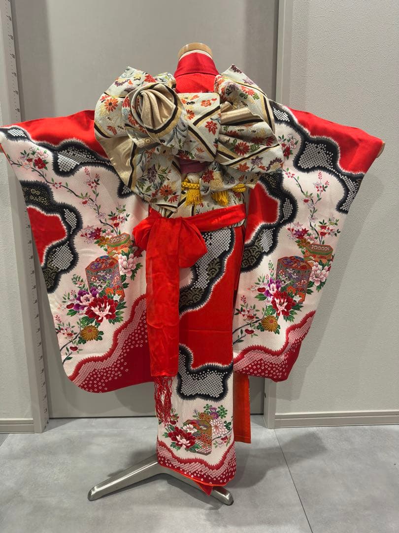 正絹　七五三　着物　フルセット　7歳