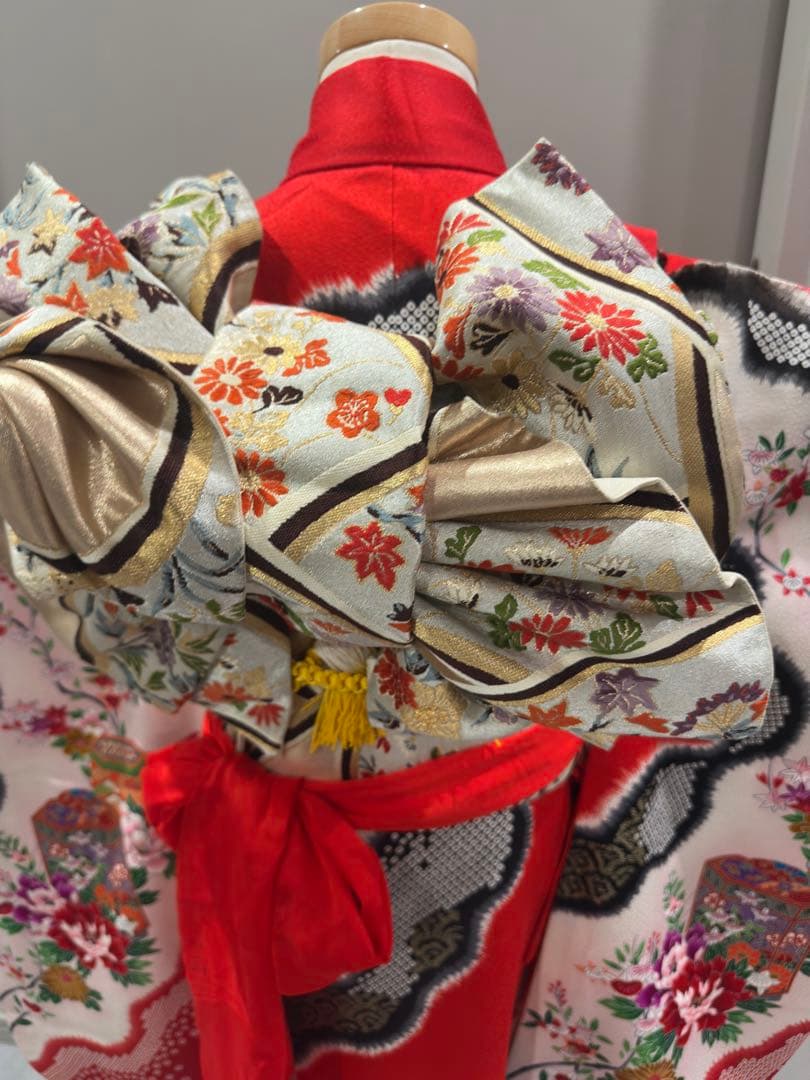 正絹　七五三　着物　フルセット　7歳